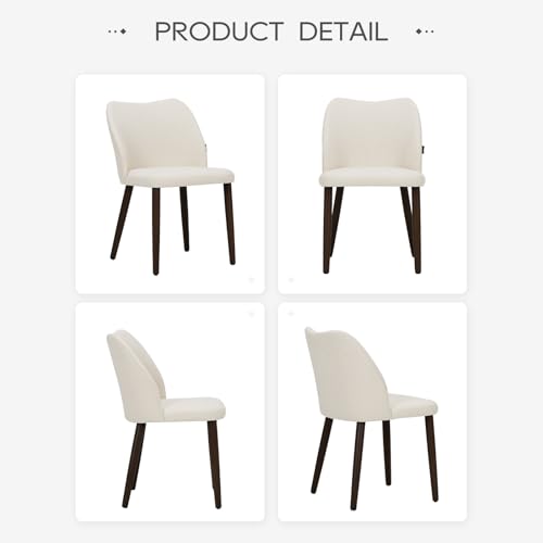 Modern Fabric Dining Chairs for Restaurant/Cafe Set of 4