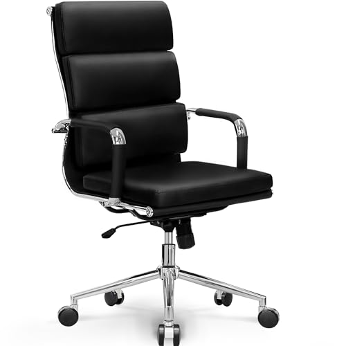 Ergonomic Executive Leather Office Chair with Adjustables
