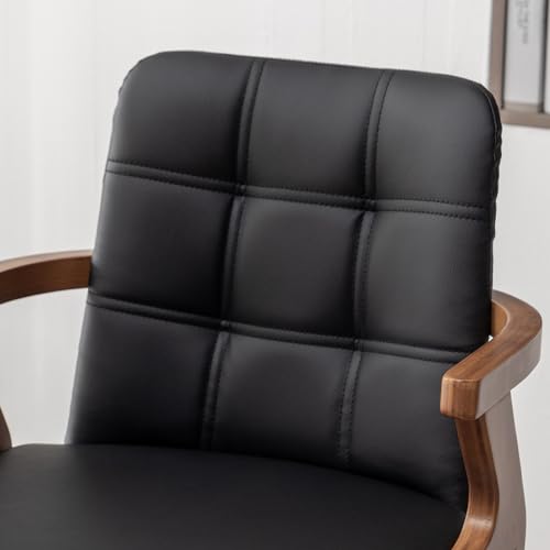 2 Pack Black Swivel Bar Stools with Back for Kitchen Island