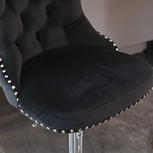 Modern Adjustable Swivel Bar Stools Set for Home Bar or Kitchen Island