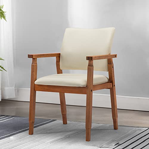 Mid Century Modern Walnut Dining Chairs for Kitchen and Living Room