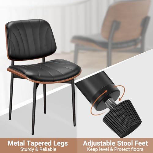 Mid-Century Modern Dining Chair Set of 4