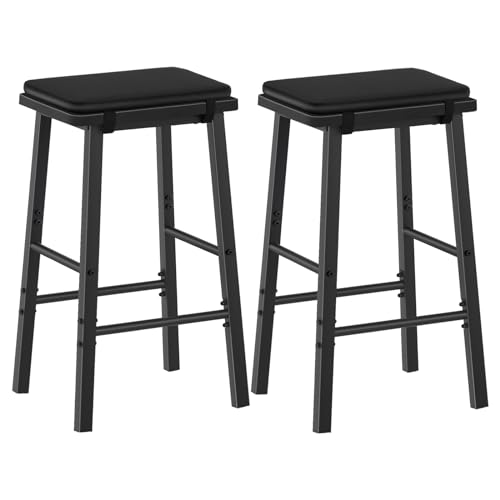 Upholstered Bar Stools, Set of 2: Dining Room & Kitchen Island