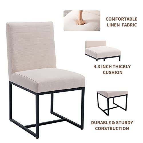 Modern Dining Chair Set of 6 for Kitchen and Dining Room