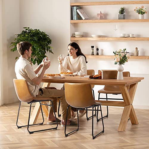 Faux Leather 18-inch Dining Chair Set of 2