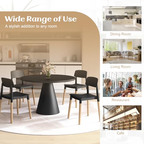 Modern Wooden Dining Chair Set for Living & Dining Rooms