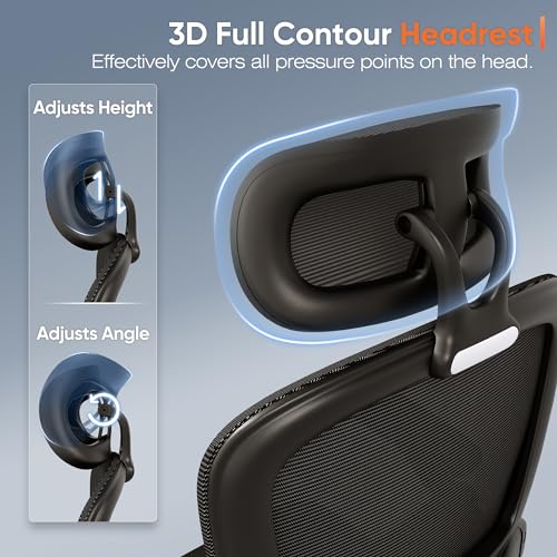 Ergonomic Office Chair with Adjustable Lumbar Support