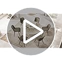 Mid Century Modern Upholstered Dining Chair Set of 2, Olive